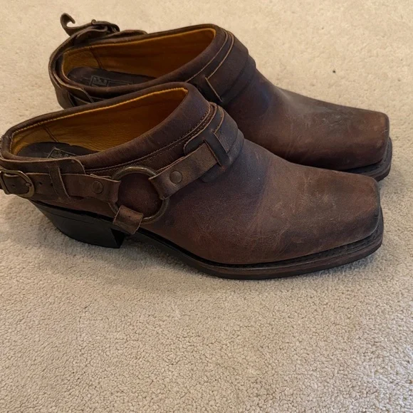 Frye belted brown mule - Picture 1 of 4
